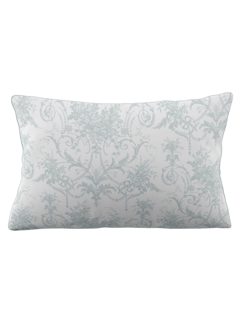 Laura Ashley Set of 2 Seaspray Blue Tuileries 200 Thread Count Cotton Sateen Pillowcases Set
