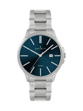 Spirit Gents Silver Tone Classic Polished Bracelet Watch