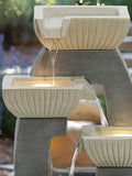 Charles Bentley 4-tier cascading garden water fountain 65cm - British product