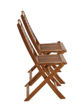 Charles Bentley acacia wood foldable garden chairs, imported from the UK