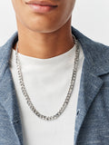 Curb chain necklace made of iron - British product