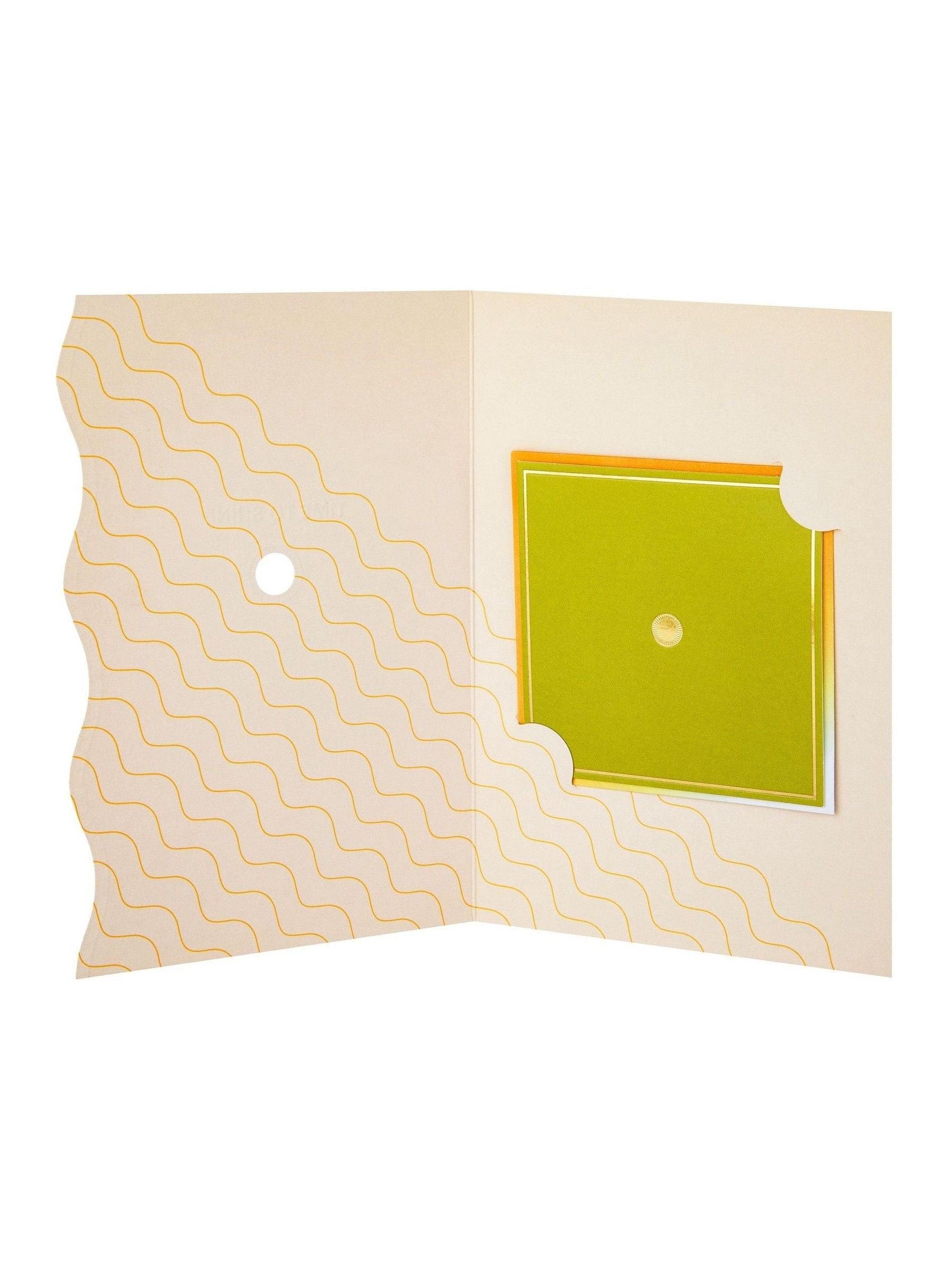Hallmark 'Time to Shine' greeting card, UK version