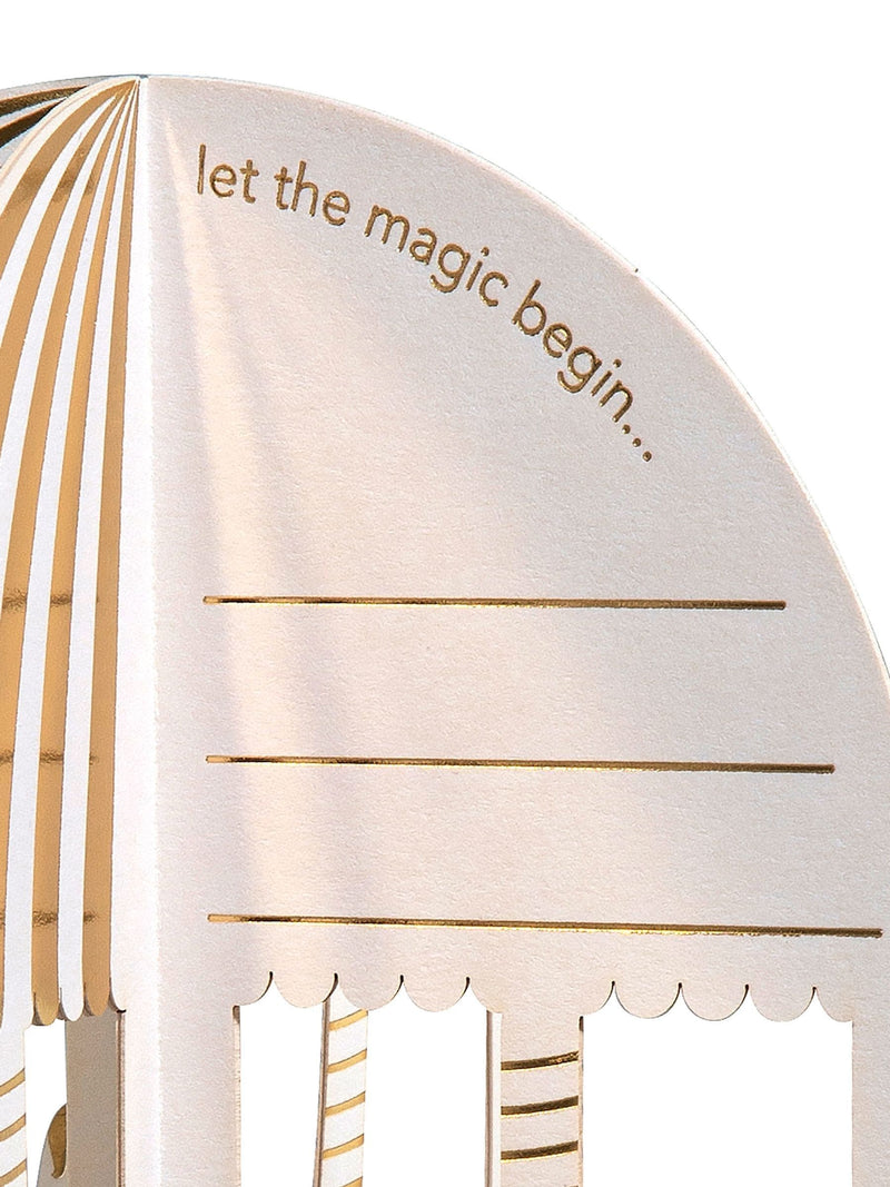 Hallmark 3D Carousel greeting card - Paper Fables, UK version