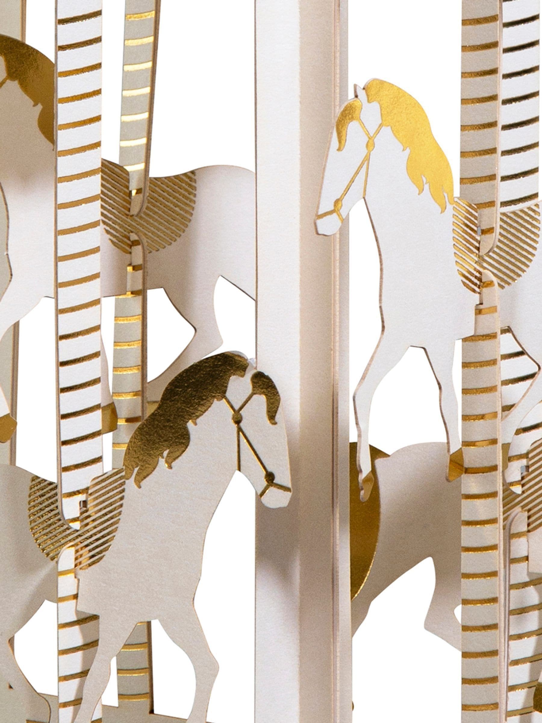 Hallmark 3D Carousel greeting card - Paper Fables, UK version
