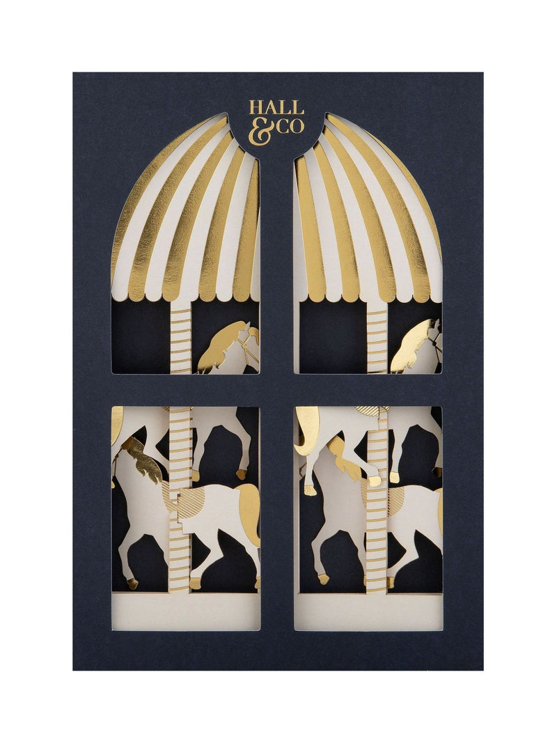 Hallmark 3D Carousel greeting card - Paper Fables, UK version