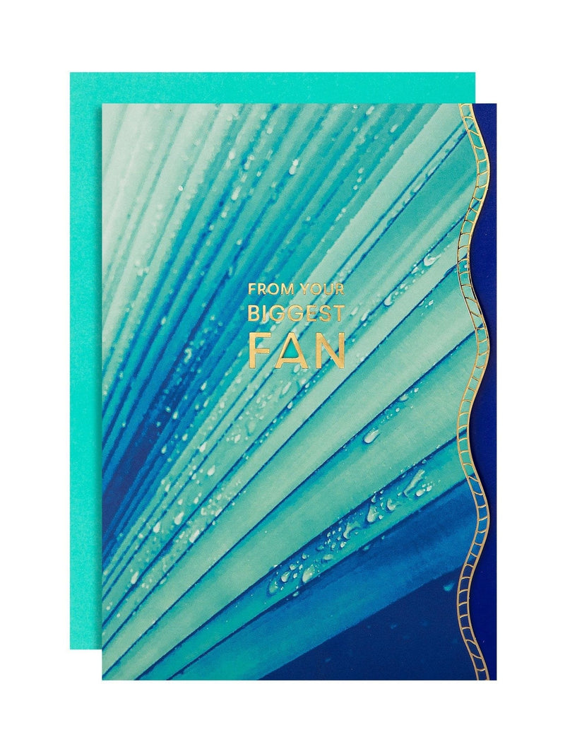 Hallmark Vivid Aura 'From Your Biggest Fan' greeting card, UK version