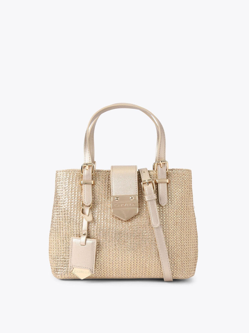 Carvela Maria Gold/Cream Tote Bag