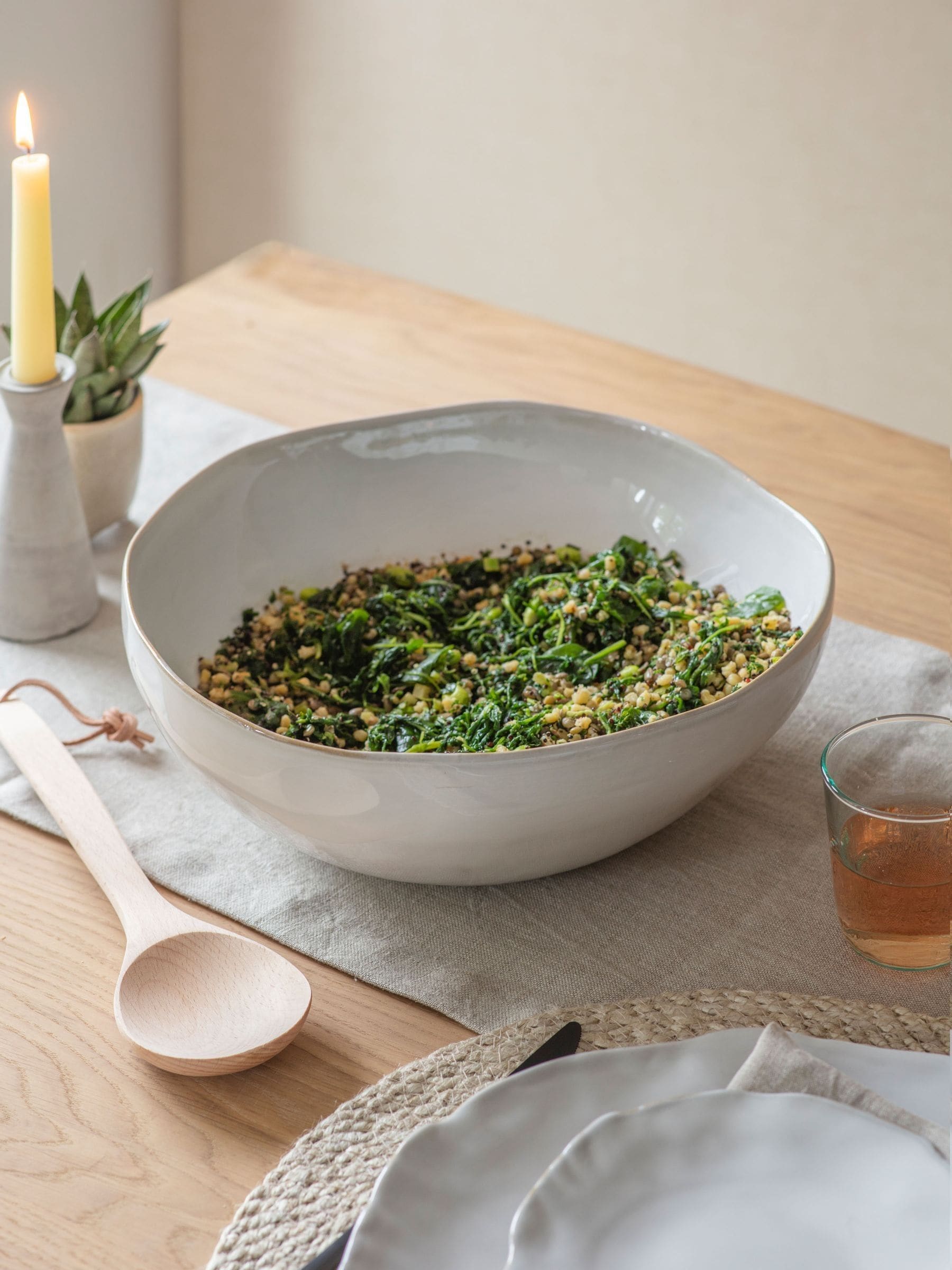 Garden Trading Ithaca ceramic salad bowl (British brand)