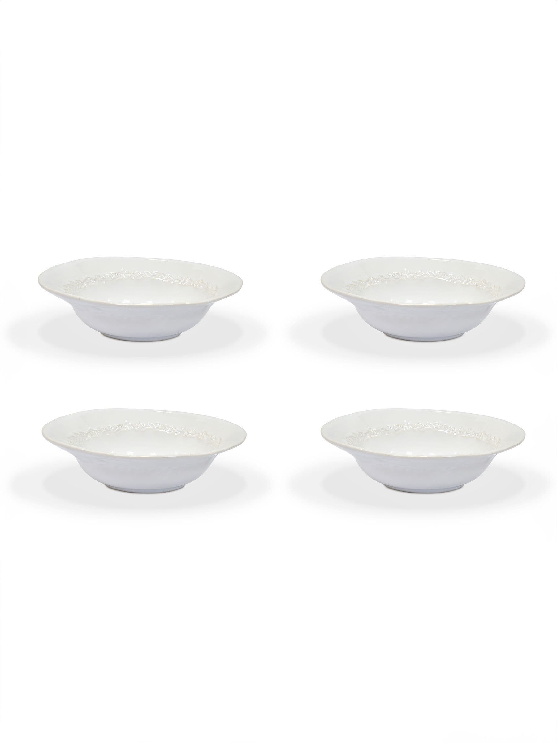 Garden Trading white Overton bowls set of 4, UK version