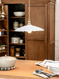 Garden Trading Chalk Wanstrow ceiling pendant, imported from the UK