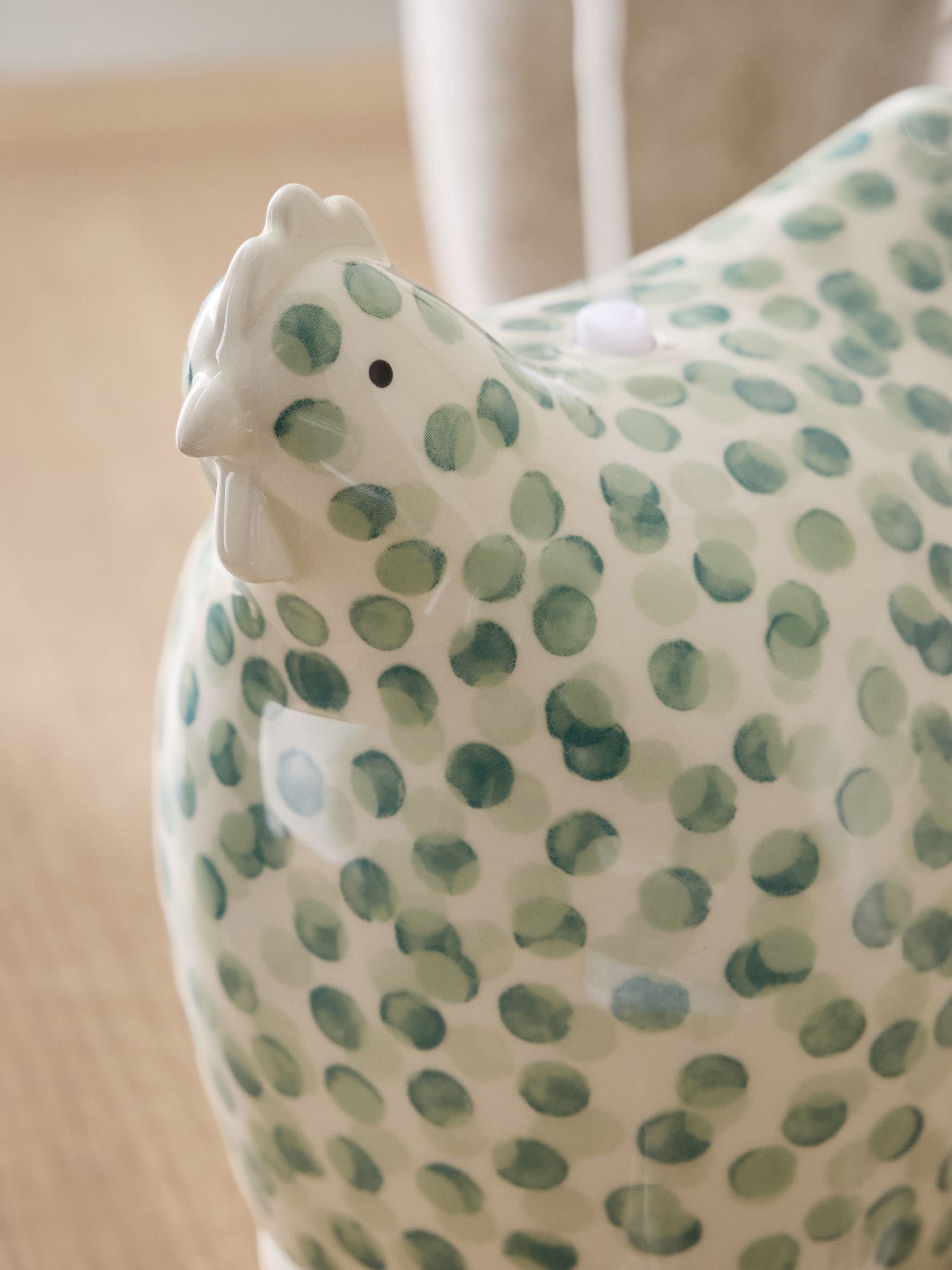 Pat The Chicken green electric diffuser, imported from the UK