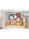 COPCO brown tiered wooden spice rack 30x20x11cm, imported from the UK