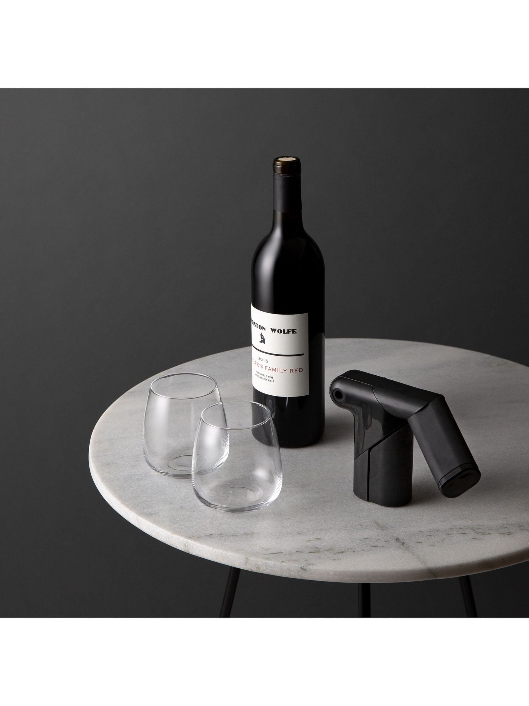 Mikasa Rabbit black lever corkscrew with foil cutter, imported from the UK