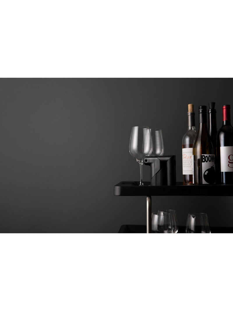 Mikasa Rabbit black lever corkscrew with foil cutter, imported from the UK