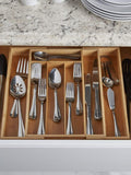 Copco expandable bamboo cutlery tray, UK version