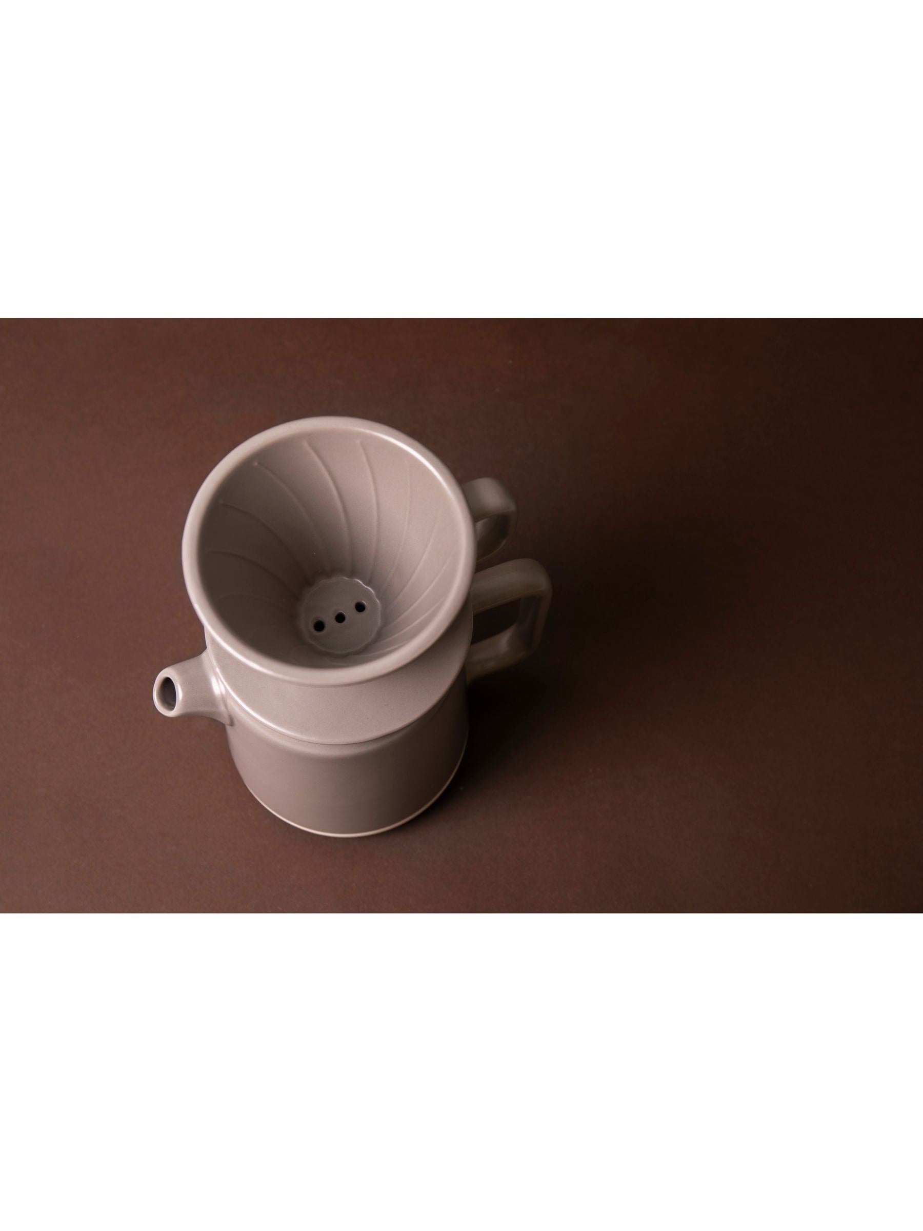 La Cafetiere cream pour-over coffee set 800ml - British product