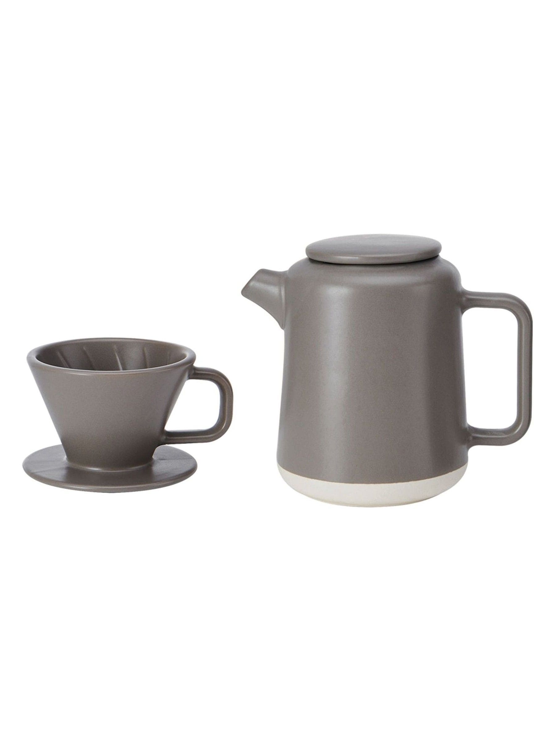 La Cafetiere cream pour-over coffee set 800ml - British product