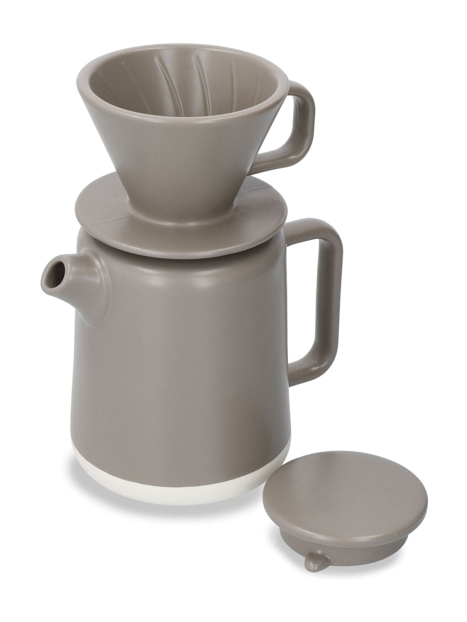 La Cafetiere cream pour-over coffee set 800ml - British product