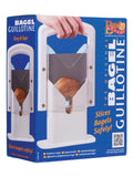 Kitchencraft White Bagel Guillotine Quick Slice Safety Knife, UK version