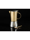 La Cafetiere Gold stovetop espresso maker 4 cup - British product