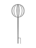 SolarCentre warm white sphere stake light 90cm, imported from the UK