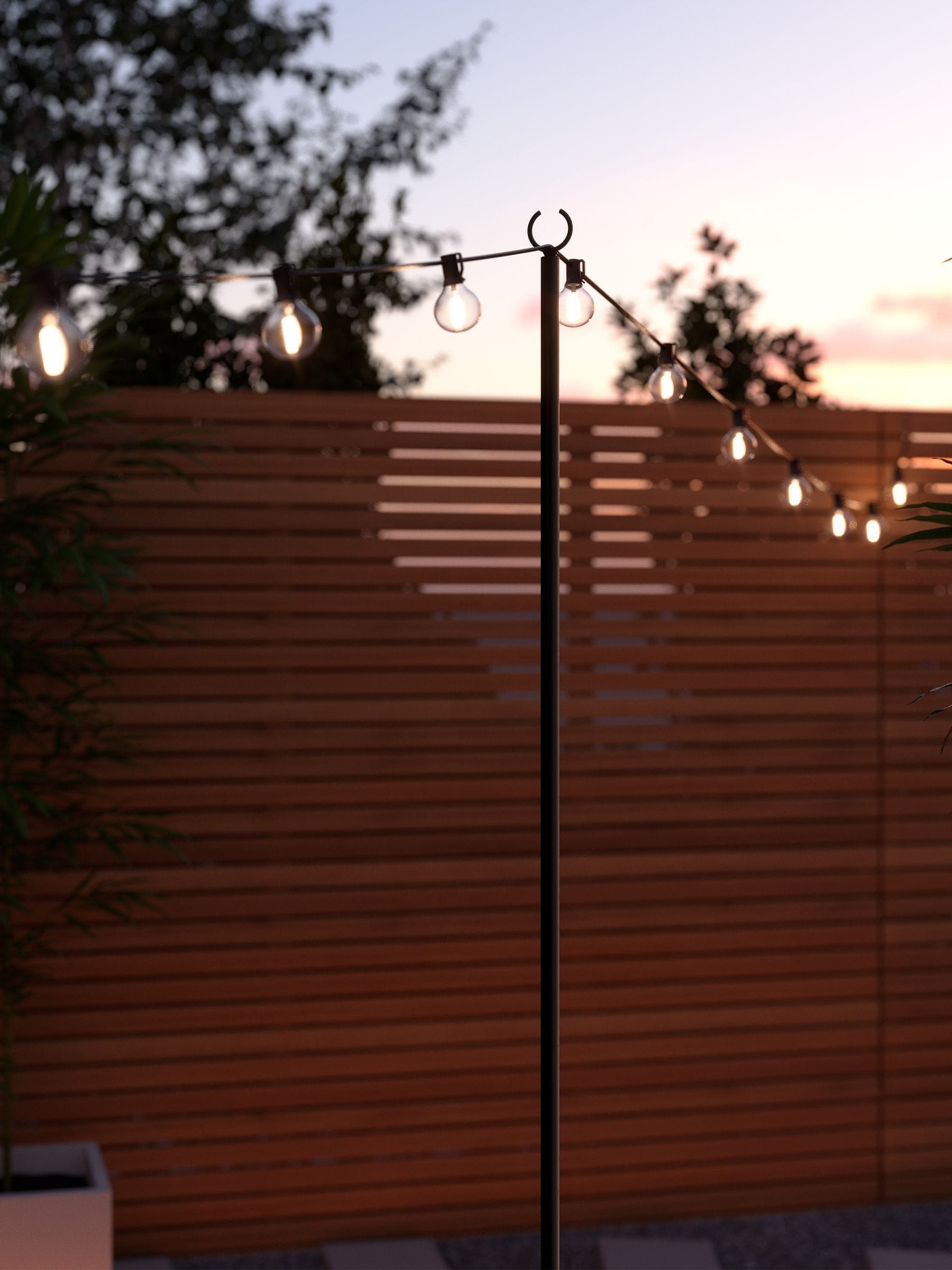 SolarCentre Festoon Pole adjustable 2.7m - British product