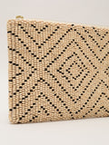 Phase Eight beaded cotton clutch bag - British product