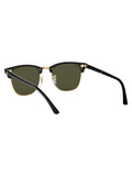 Ray-Ban Clubmaster square sunglasses black gold acetate (British brand)
