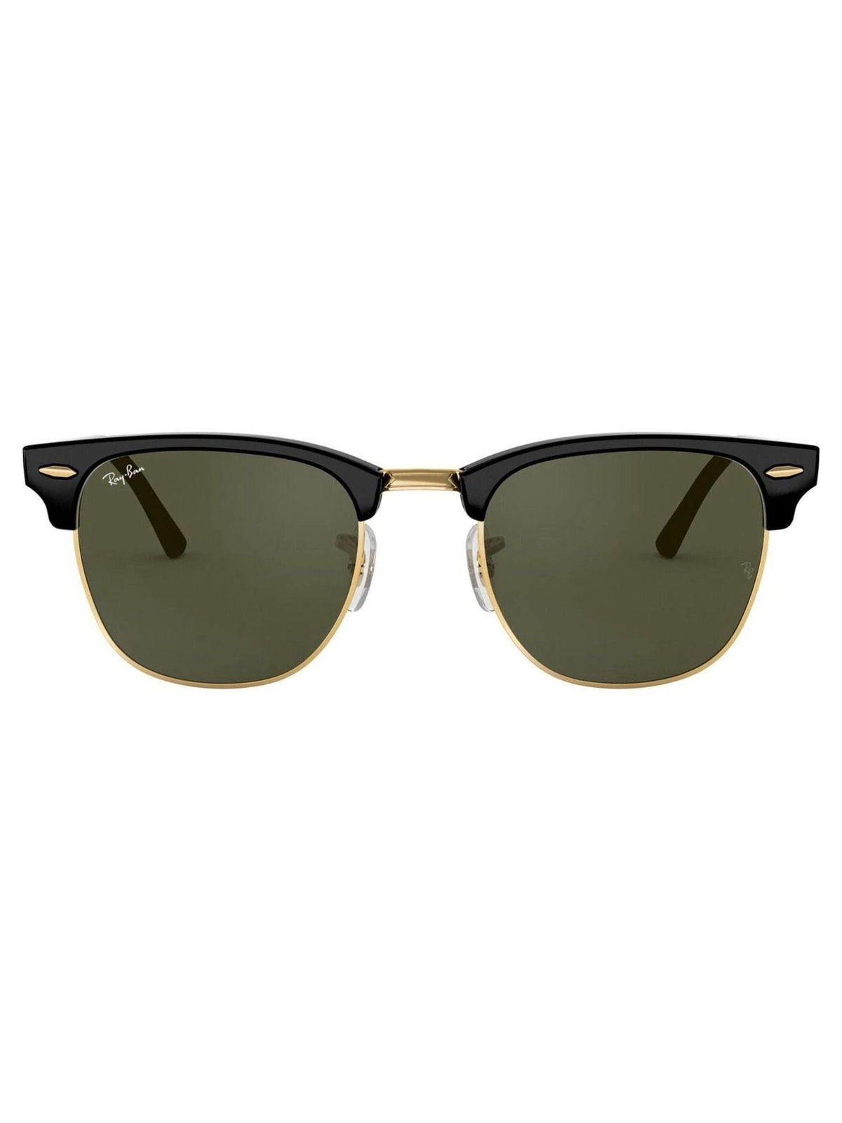 Ray-Ban Clubmaster square sunglasses black gold acetate (British brand)