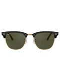 Ray-Ban Clubmaster square sunglasses black gold acetate (British brand)