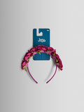 JoJo Maman Bébé purple floral alice headband, imported from the UK