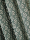 Teal Blue Collection embroidered curtains, imported from the UK
