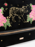 Rockett St George black velvet washbag, UK version