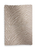 Zebra chenille blackout roman blind natural finish - British product