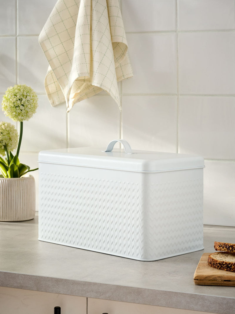 Oakley Black Metal Bread Bin