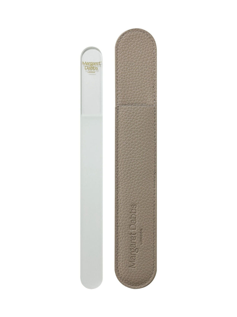 Margaret Dabbs London taupe nail file cover (British brand)