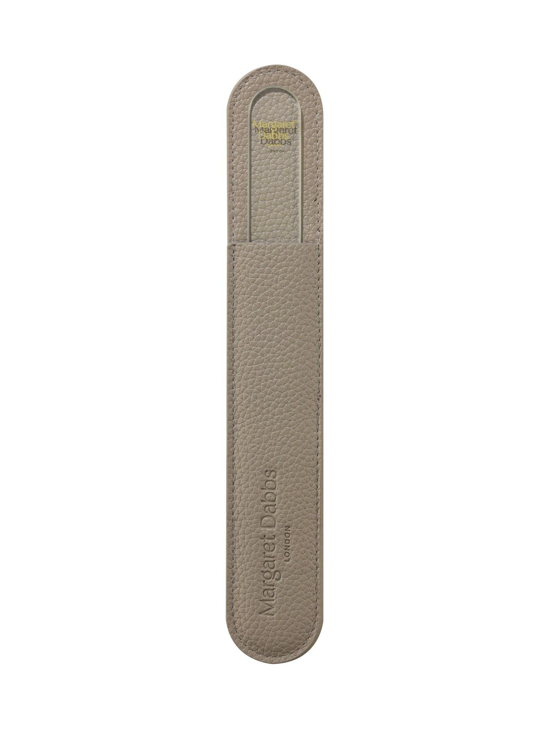 Margaret Dabbs London taupe nail file cover (British brand)