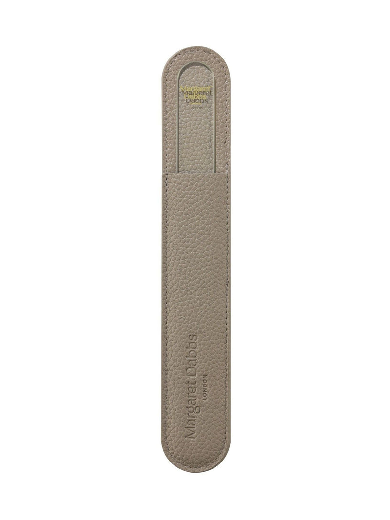 Margaret Dabbs London taupe nail file cover (British brand)