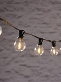 Lights4fun Warm White 20 LED Festoon Lights with Mini Stakes