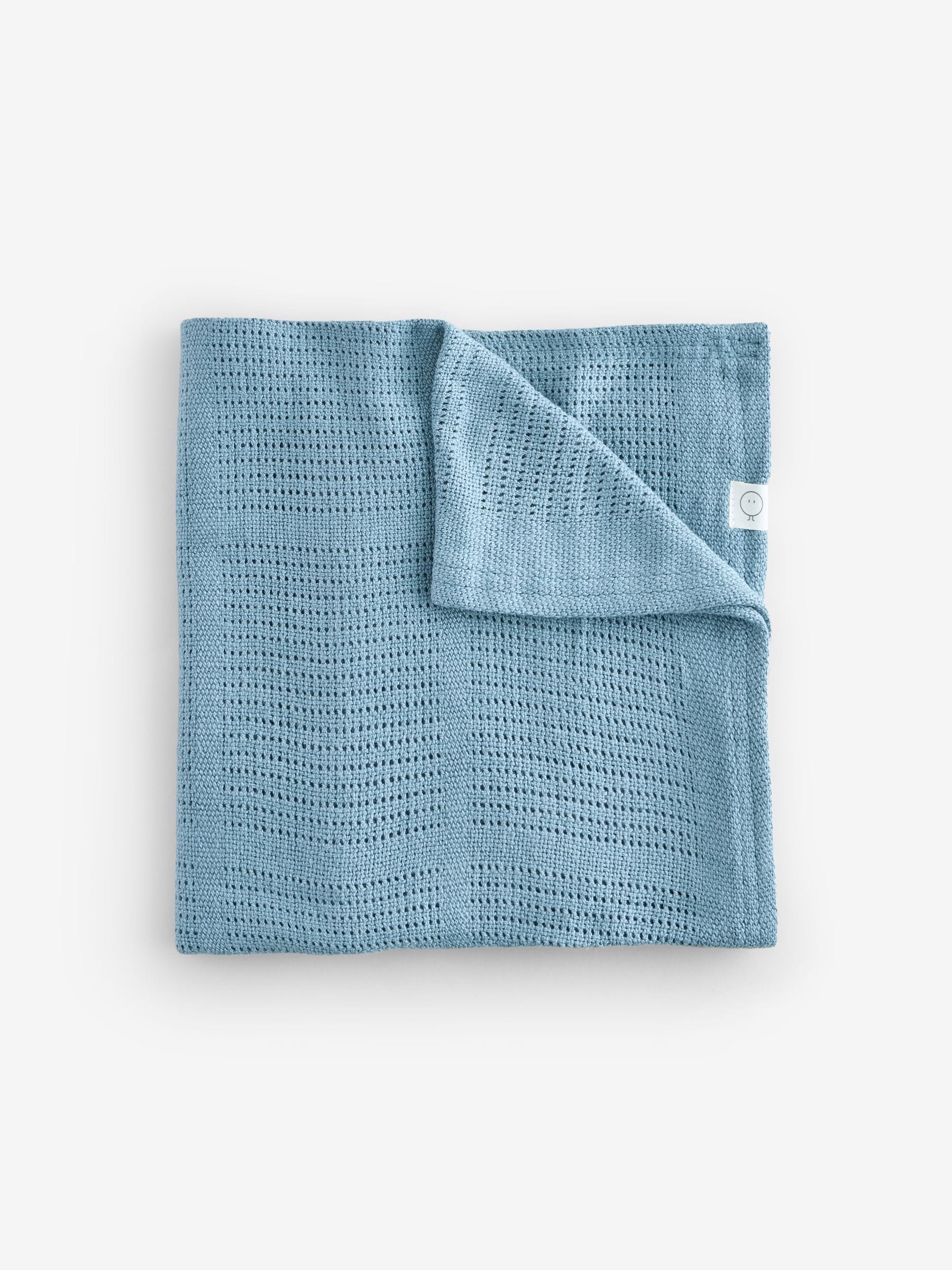 MORI cellular blanket 2 pack 70x100cm (British brand)
