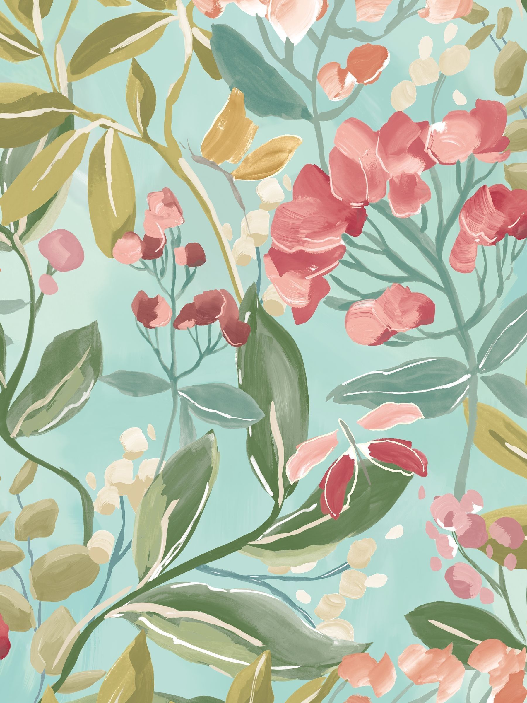 Ohpopsi Ginger Duckegg Wallpaper Sample