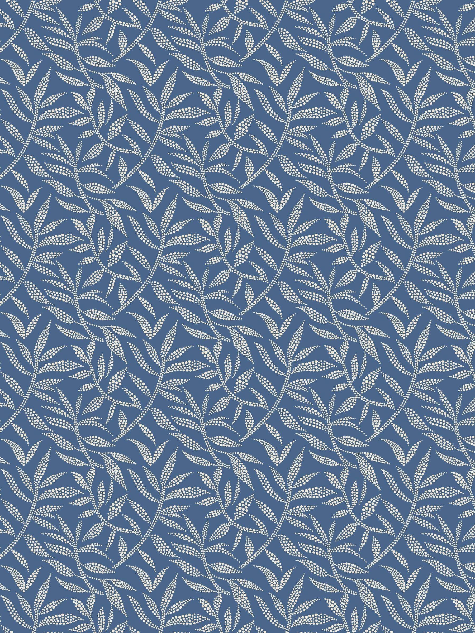 Ohpopsi Royal Dotty Leaf wallpaper sample, UK version