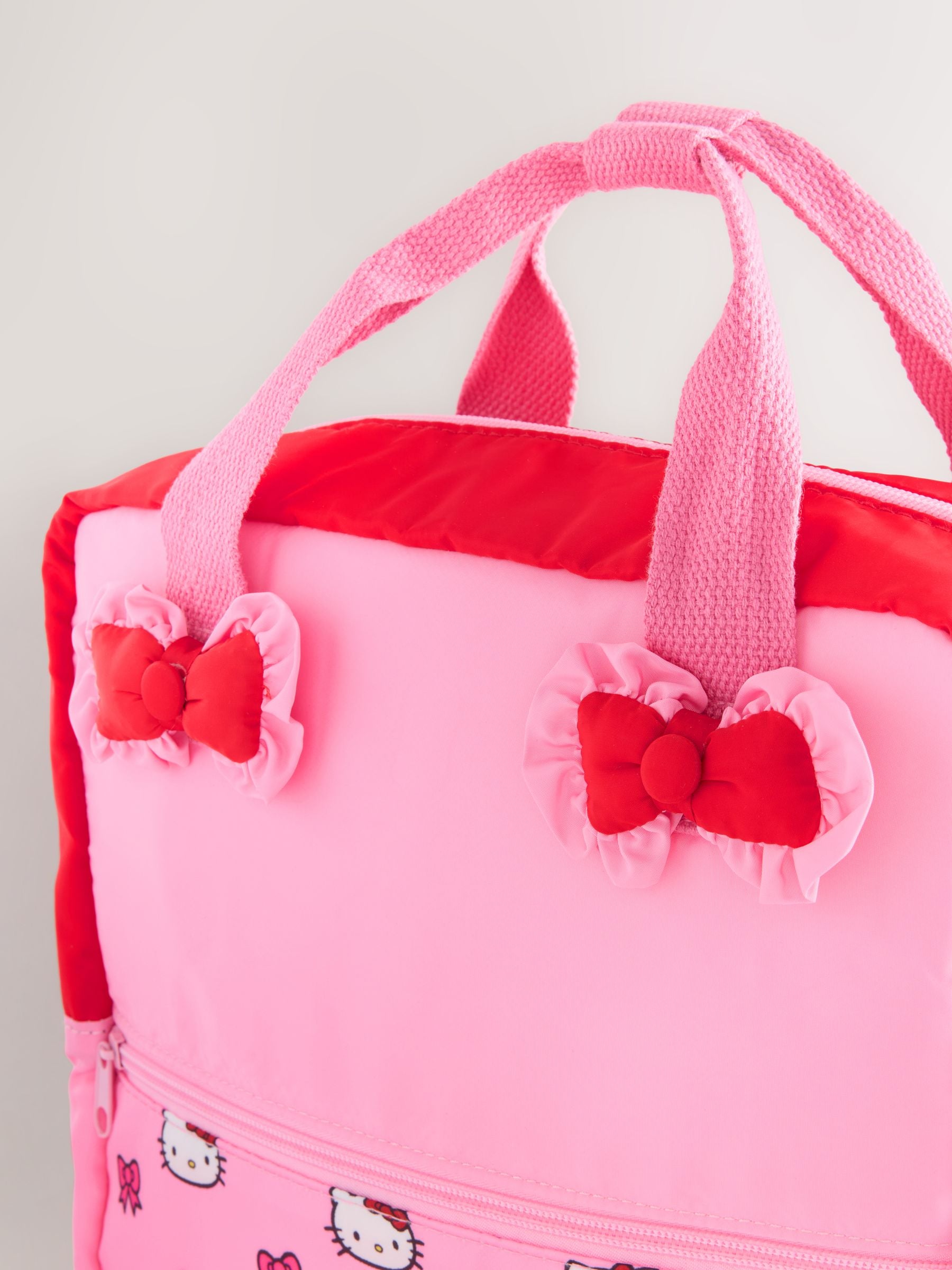 Hello Kitty pink rucksack with polyester fabric (British brand)