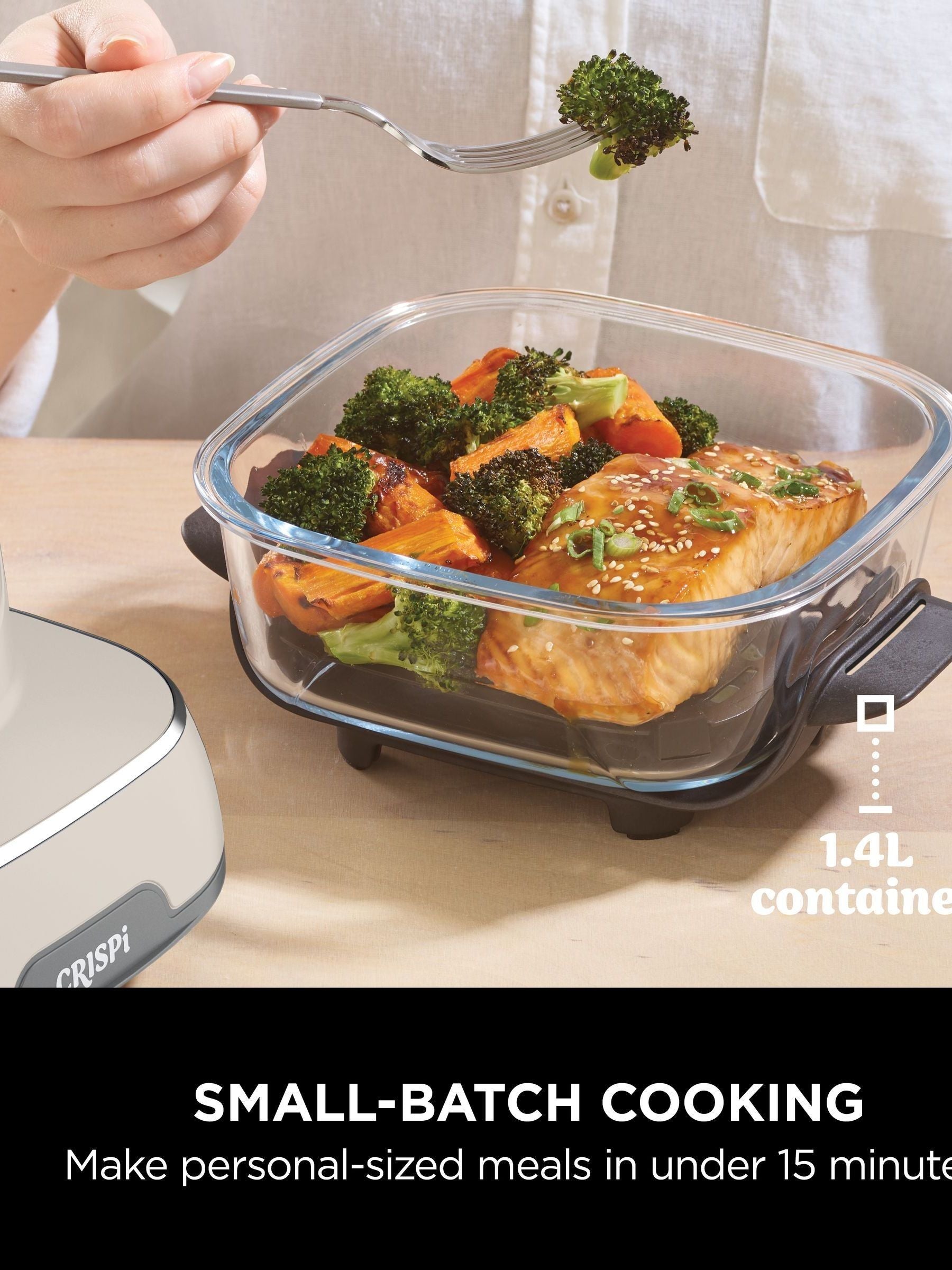 Ninja Crispi Stone 4-in-1 portable air fryer, imported from the UK