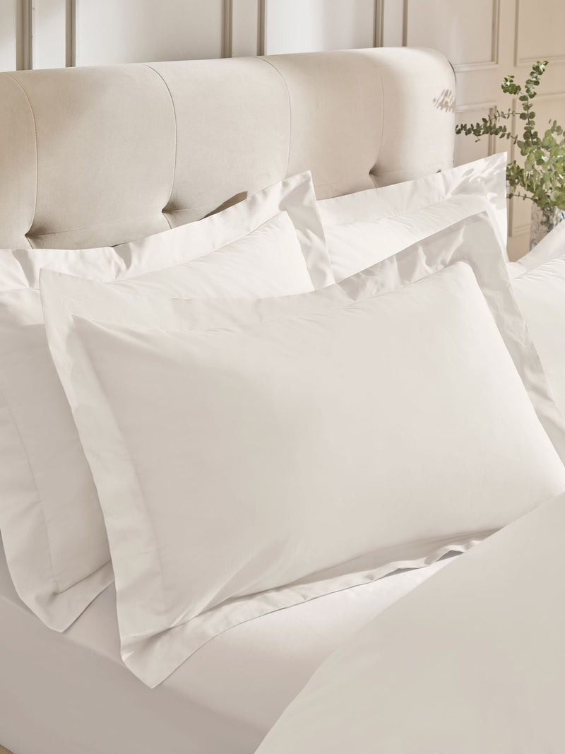 Set of 2 Natural Collection Luxe 200 Thread Count Egyptian Cotton Pillowcases