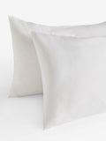 Collection Luxe white Egyptian cotton pillowcases 200 thread count, UK version