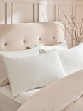 Collection Luxe white Egyptian cotton pillowcases 200 thread count, UK version