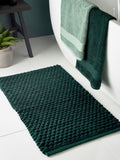 Bottle Green Bobble Bath Mat