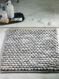 Grey Marl Bobble Shower Mat