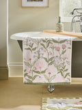 Floral 100% cotton hand and bath towel (British brand)